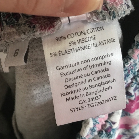 Lovely Floral Summer Skort Girl Size 6 - Picture 6 of 7